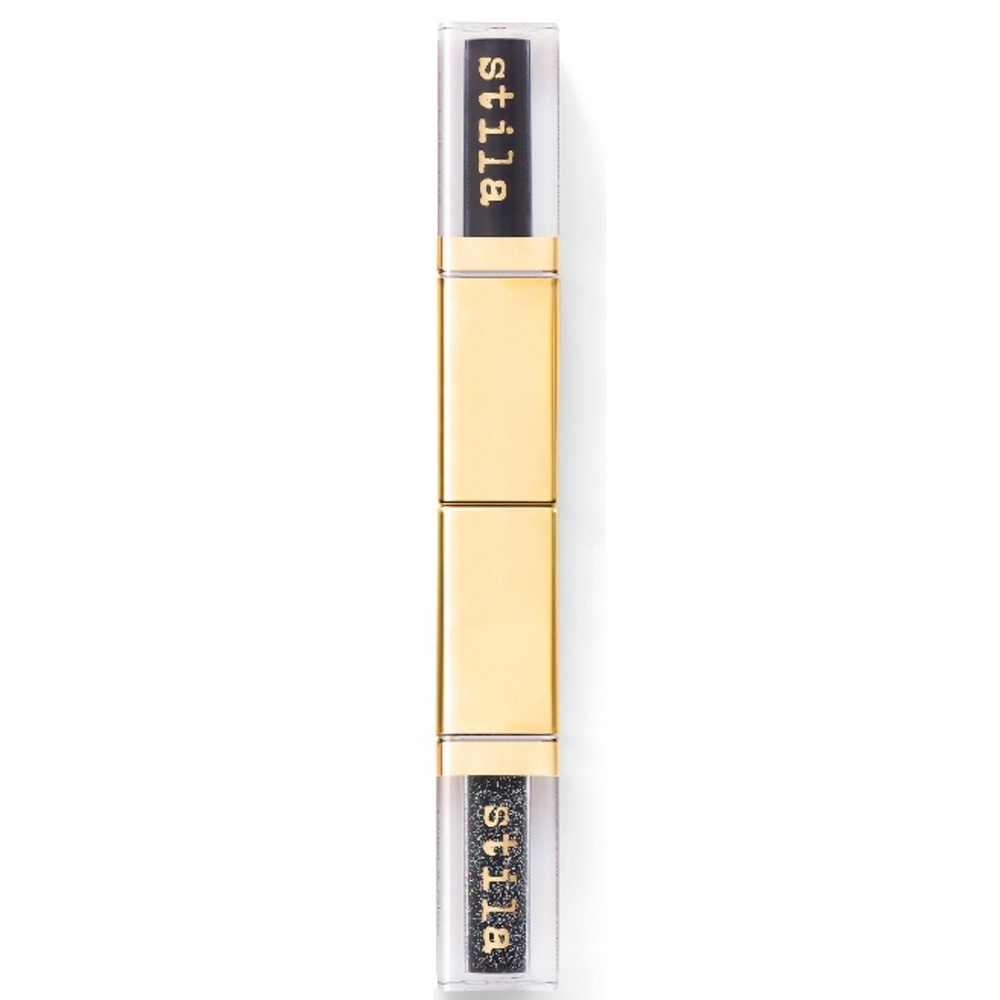 3/$50 Stila Double Dip Suede Shade & Glitter Glow Black Out
